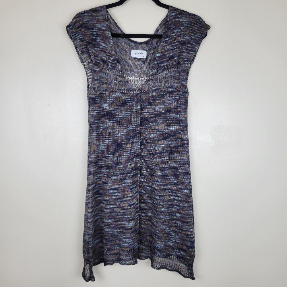 Pico Vela Knit Mini Dress